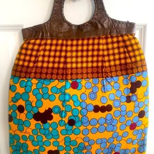 Handmade bag from women’s cooperative  in Senegal. 2 bags available